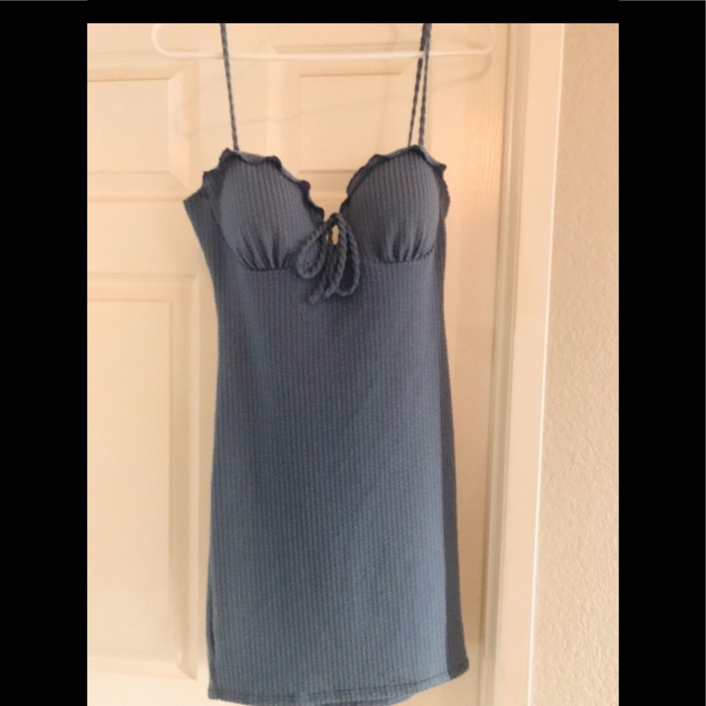Blue Summer Dress Large)